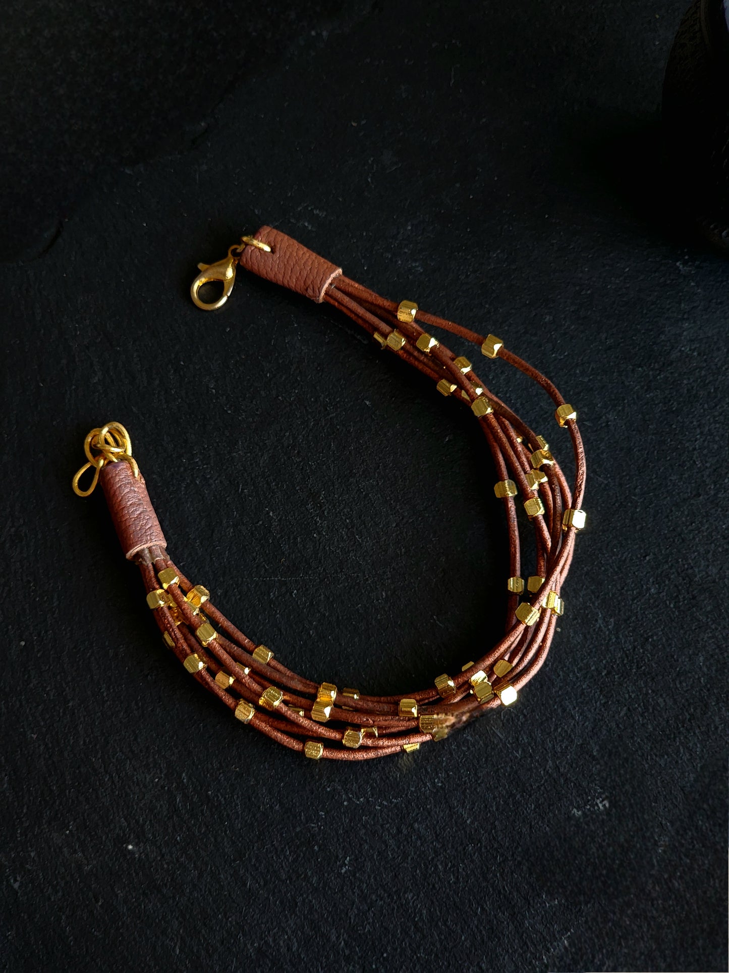Tan Orbit Bracelet