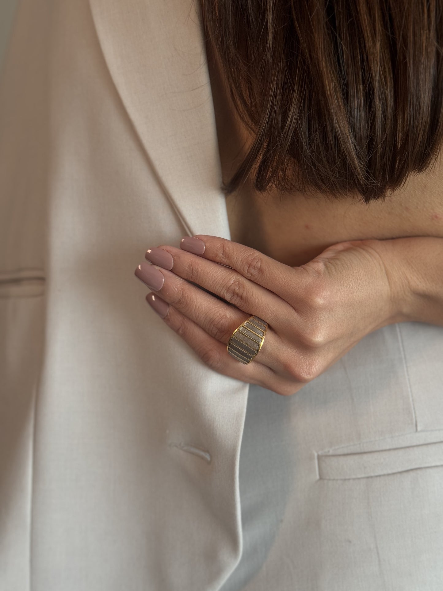 Chord Signet Ring