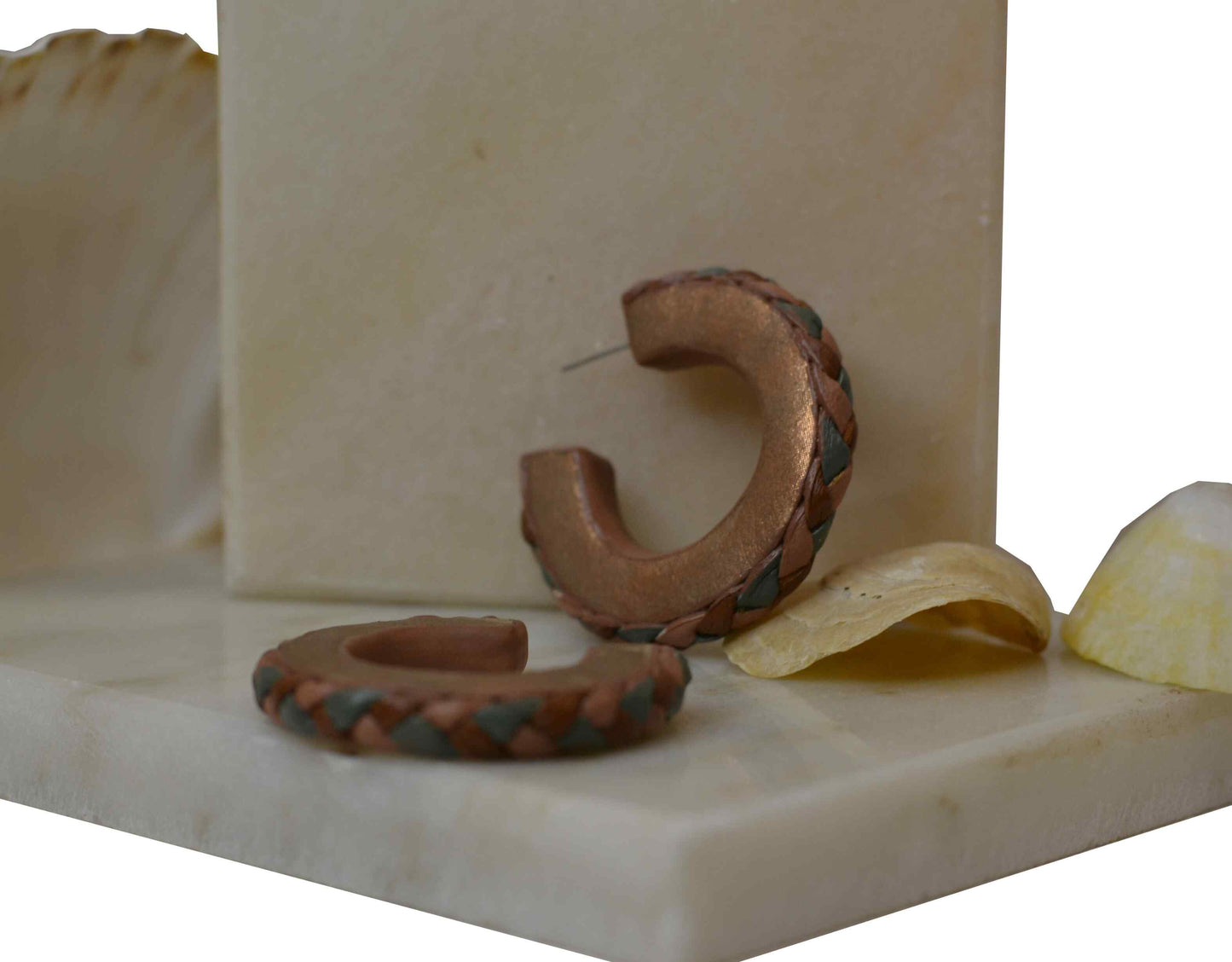 Braided Hoops Rust