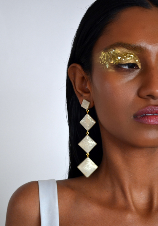 Diamond Danglers Gold