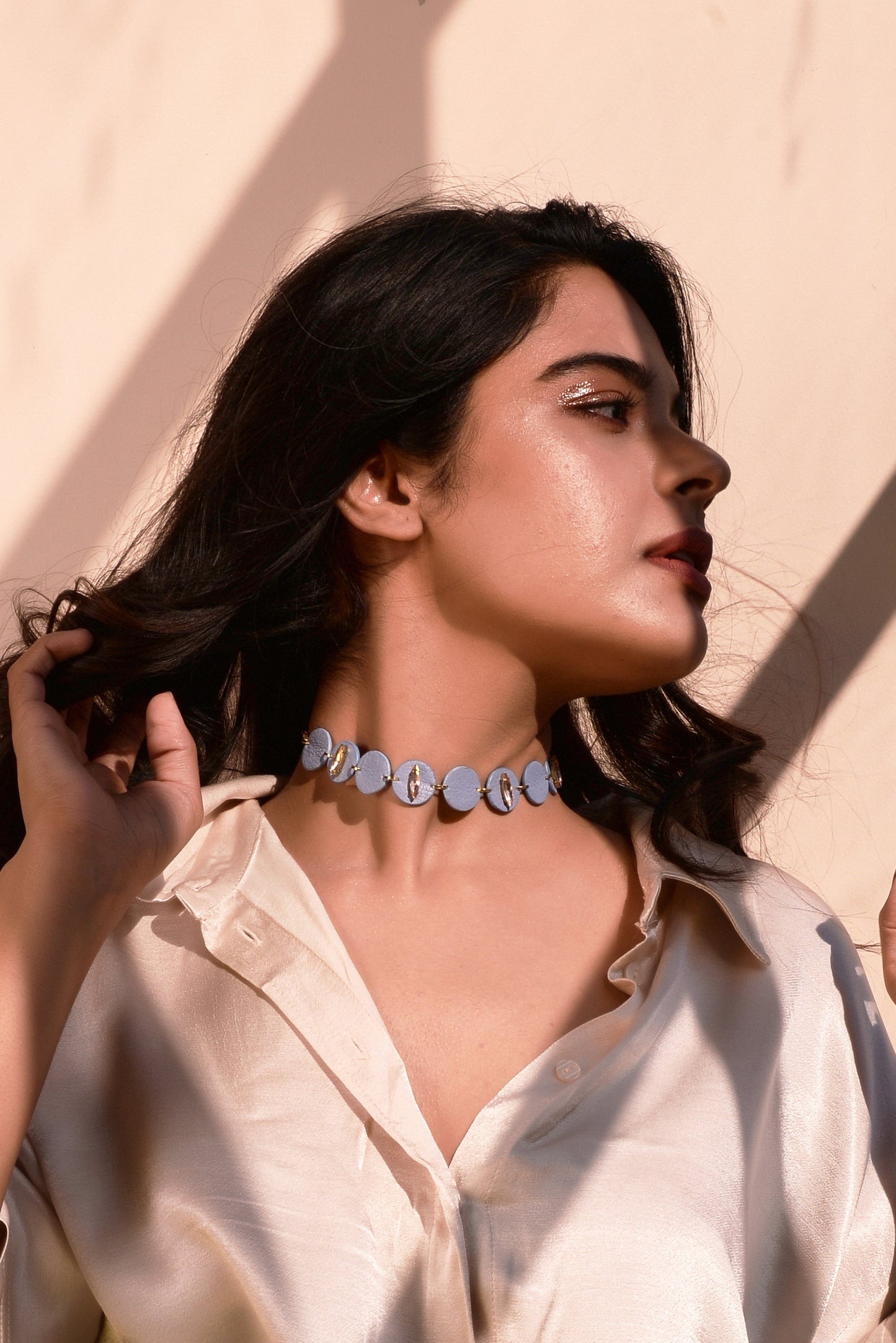 Tan Sequa Neckpiece