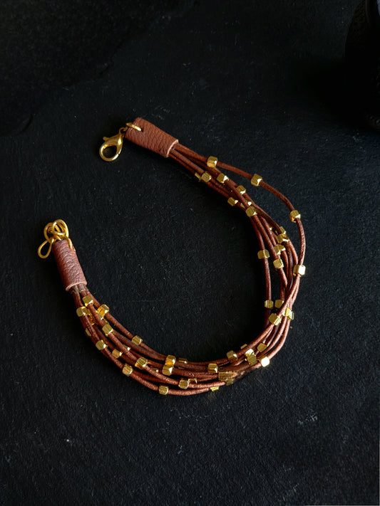 Tan Orbit Bracelet