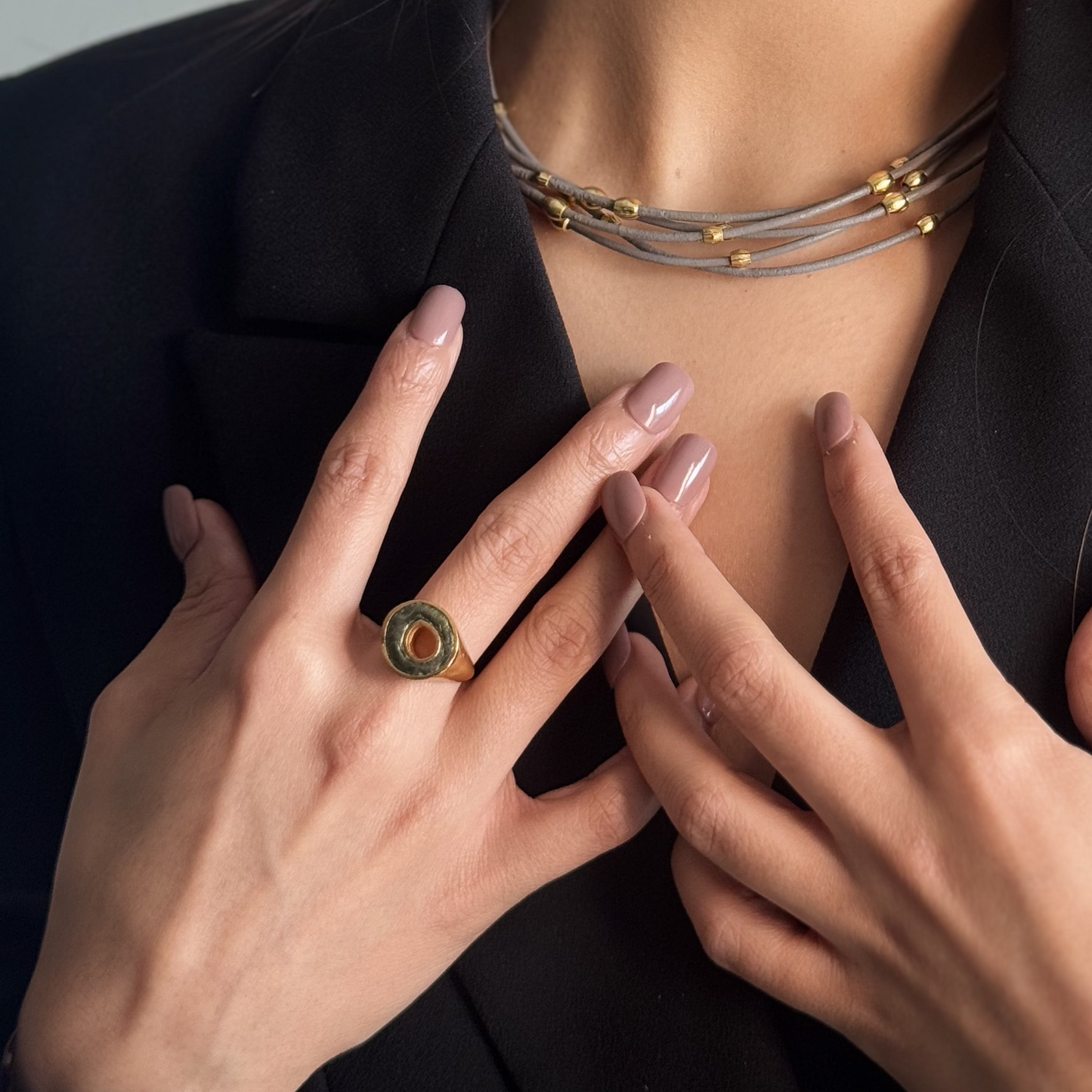 Jade Orbit Ring
