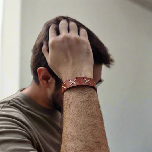 Tan harness bracelet
