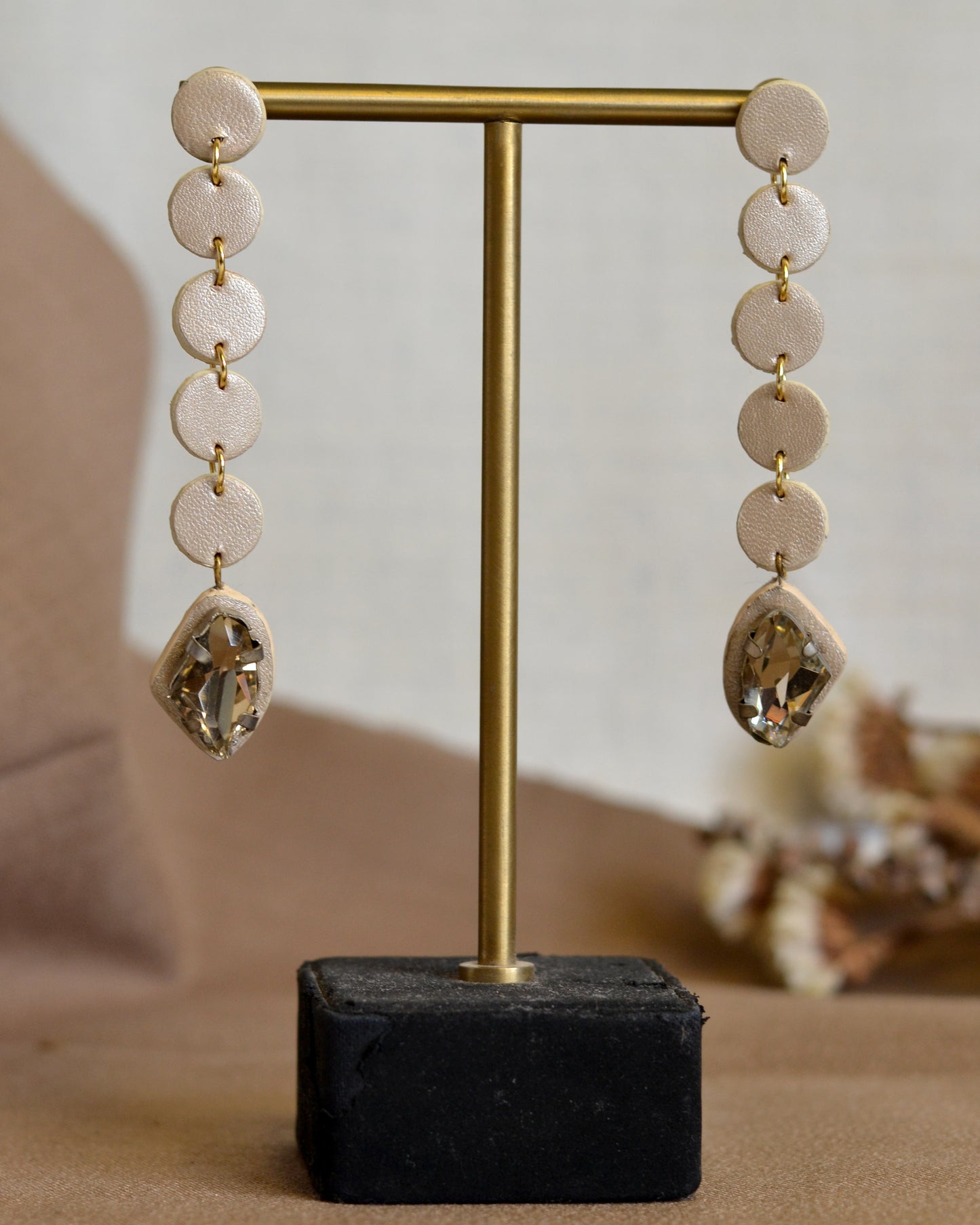 Chord Danglers with Stone - Gold