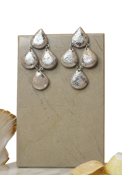 Silver Dewdrop Earrings